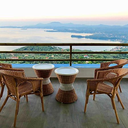 House Tanna Of Villa Intaba Spectacular Sea Views Corfiot Riviera Spartilas Corfu Island Greece Close To Ipsos Beach Spartylas Exteriér fotografie