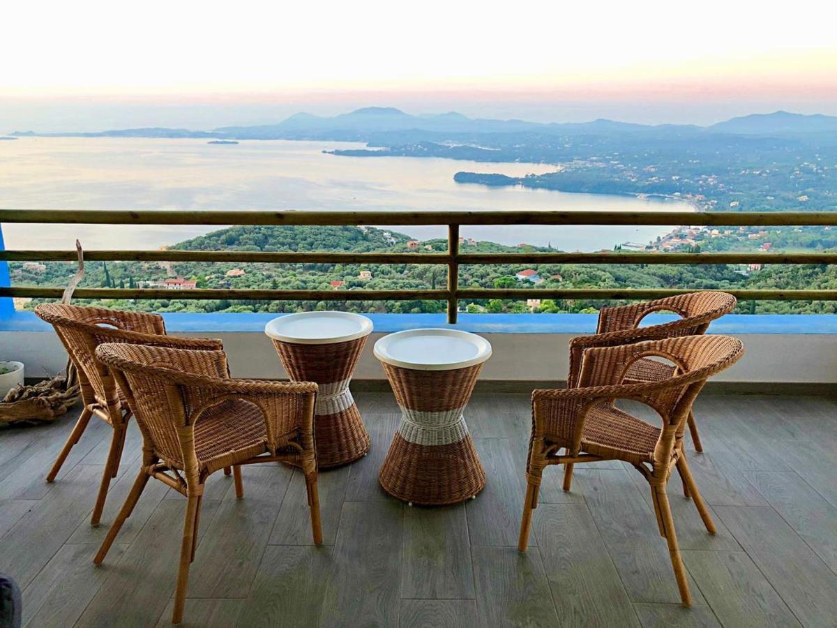House Tanna Of Villa Intaba Spectacular Sea Views Corfiot Riviera Spartilas Corfu Island Greece Close To Ipsos Beach Spartylas Exteriér fotografie