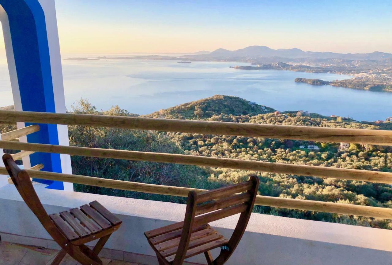 House Tanna Of Villa Intaba Spectacular Sea Views Corfiot Riviera Spartilas Corfu Island Greece Close To Ipsos Beach Spartylas Exteriér fotografie