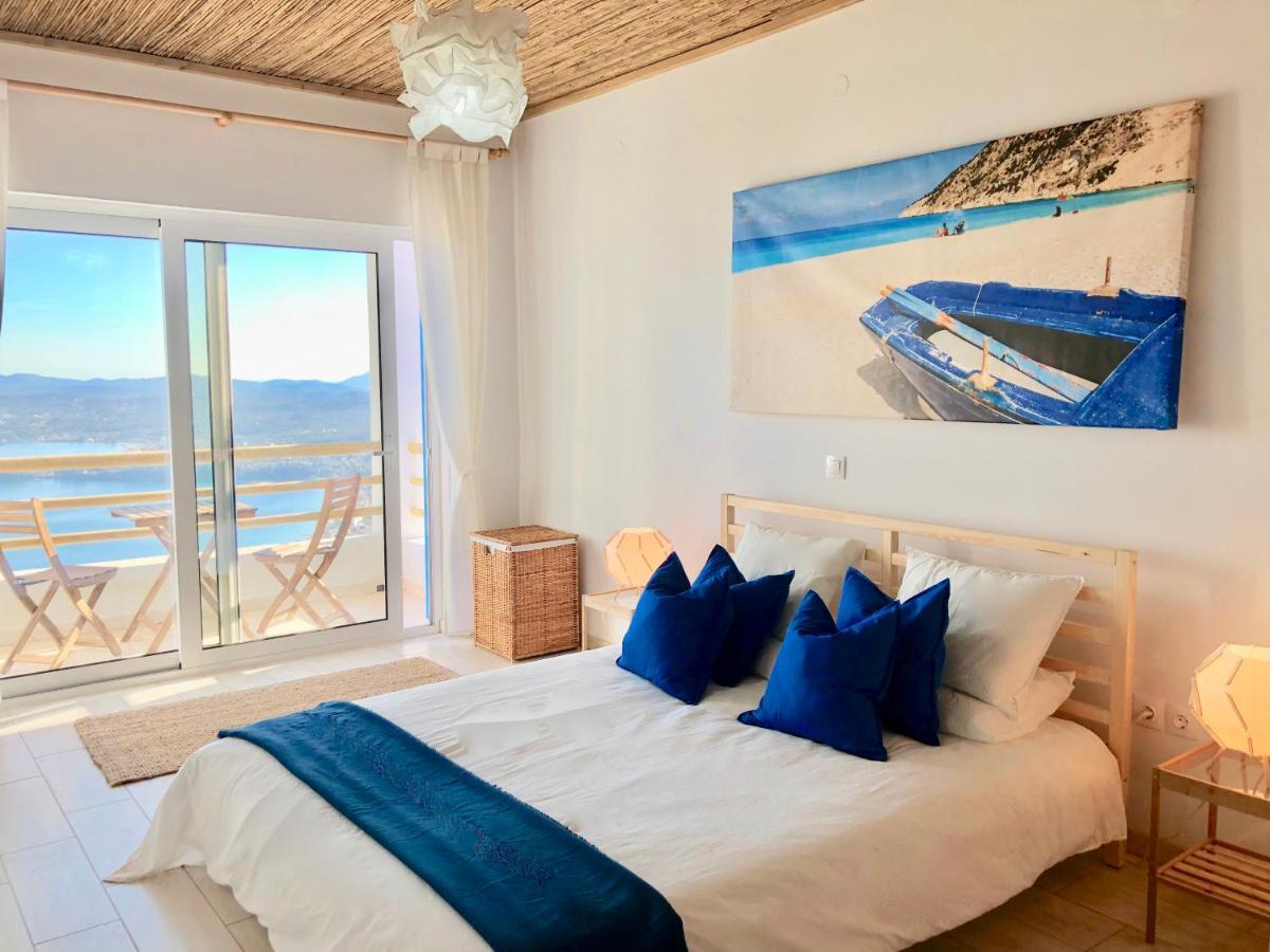 House Tanna Of Villa Intaba Spectacular Sea Views Corfiot Riviera Spartilas Corfu Island Greece Close To Ipsos Beach Spartylas Exteriér fotografie